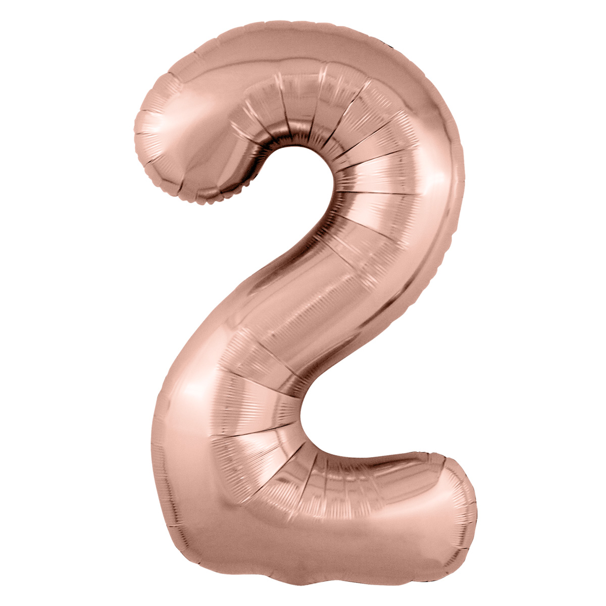 Р ЦИФРА 2 40" Металлик Rose Gold