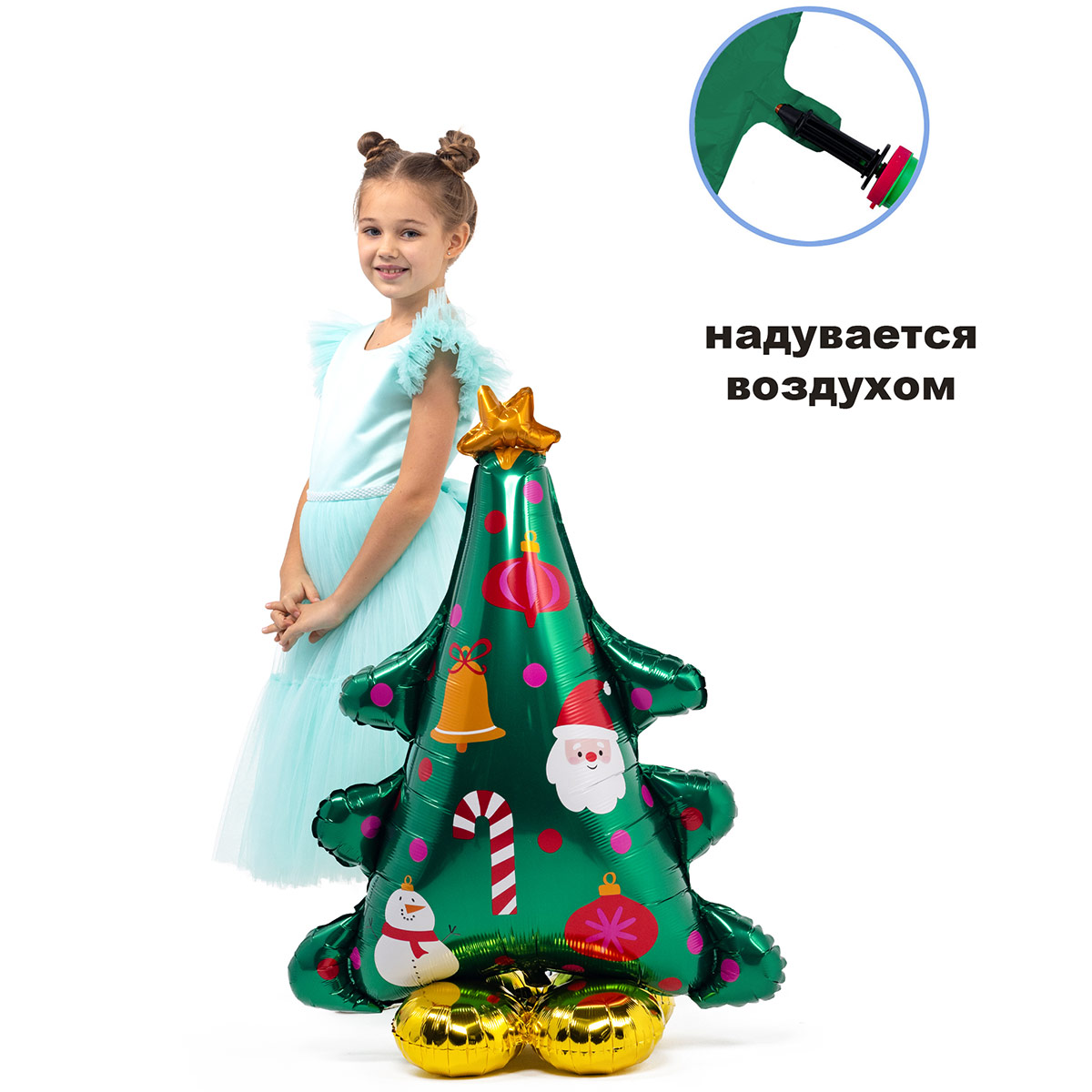 К ФИГУРА AIR Елка и игрушки на подставк
