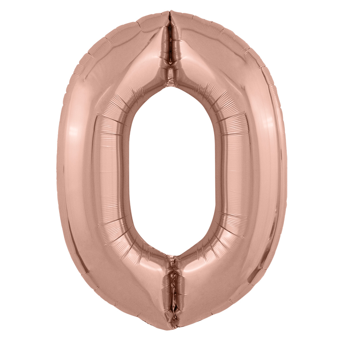 Р ЦИФРА 0 40" Металлик Rose Gold