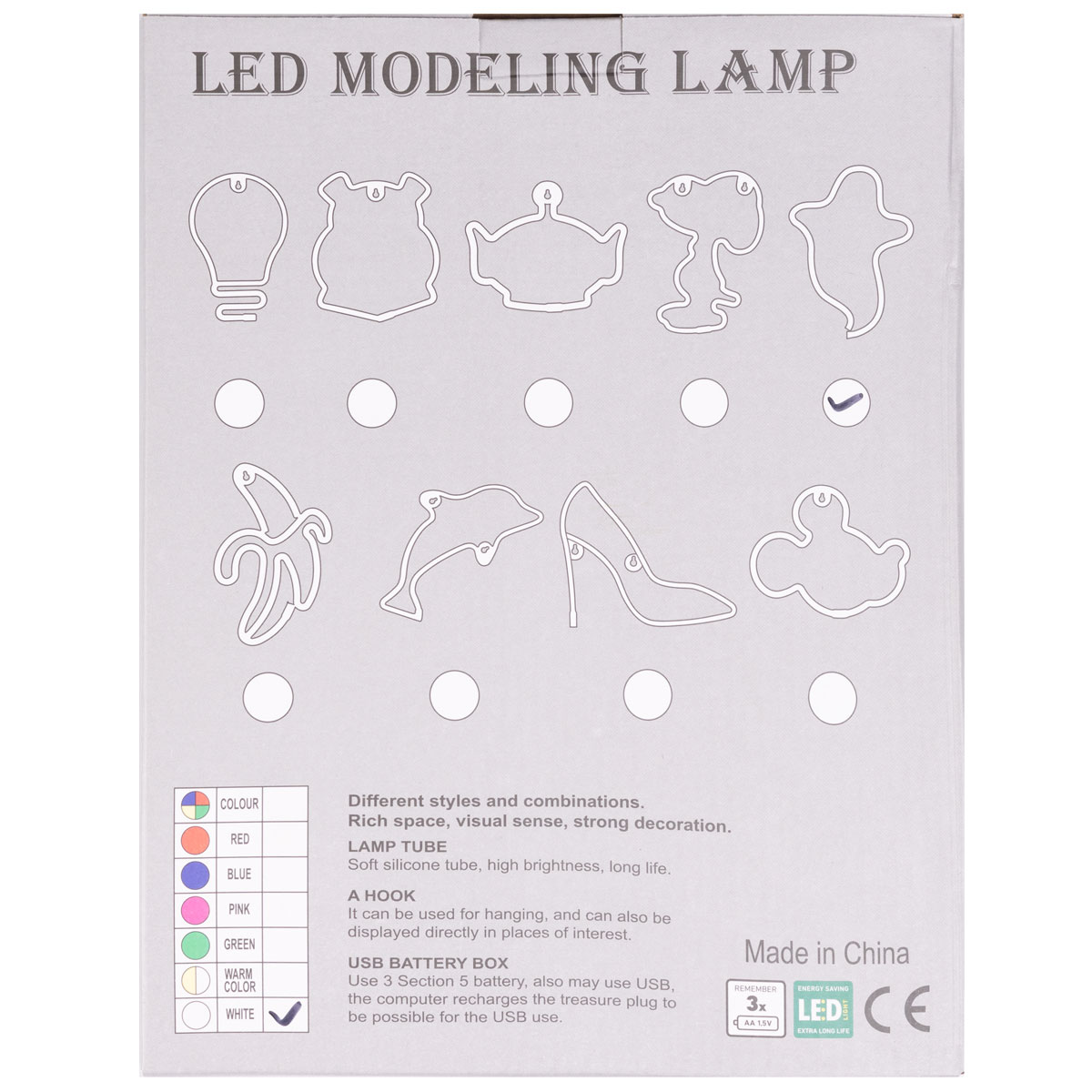 Фигура светящ LED Привидение/G