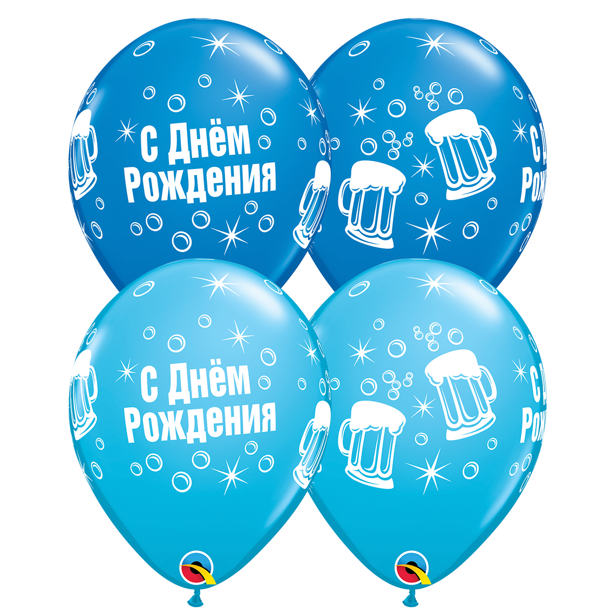 Шелк 11" С ДР Кружка пивная BlueRbnEgg/Q