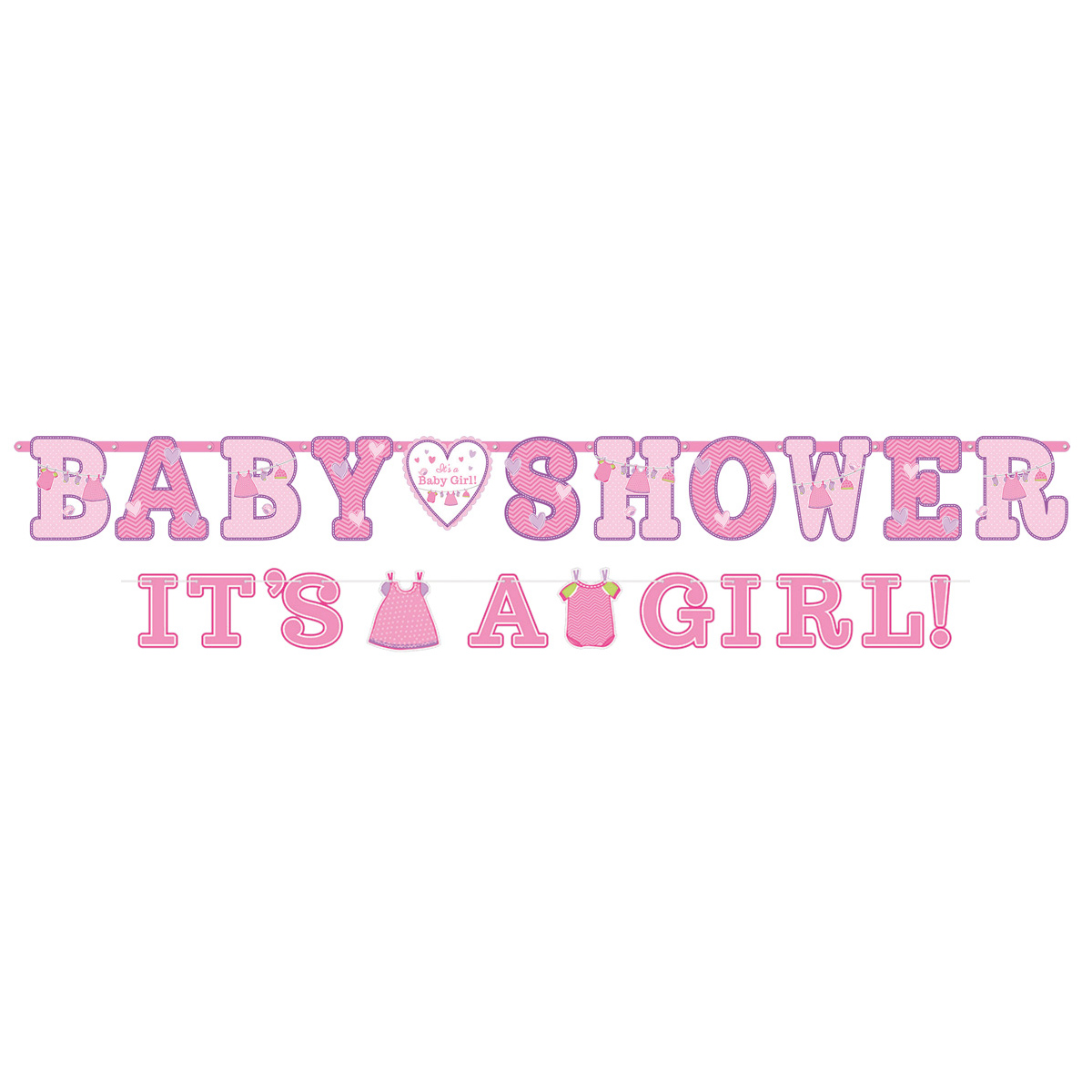 Гирл-буквы Baby Shower Girl 2шт 4,2м/А