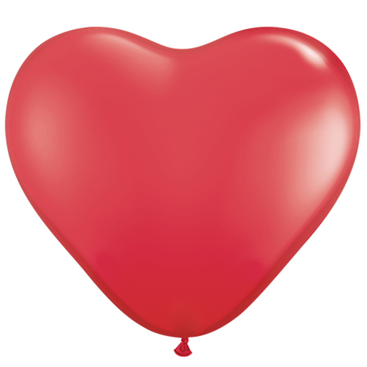 Q Сердце 06" Стандарт Red