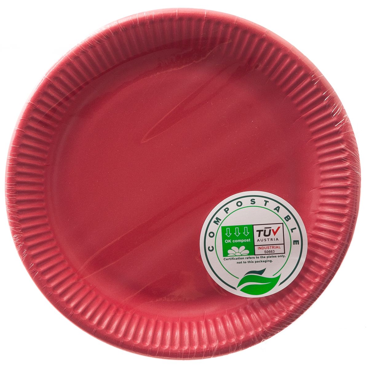 Тарелка ЭКО Red 23см 8шт/P