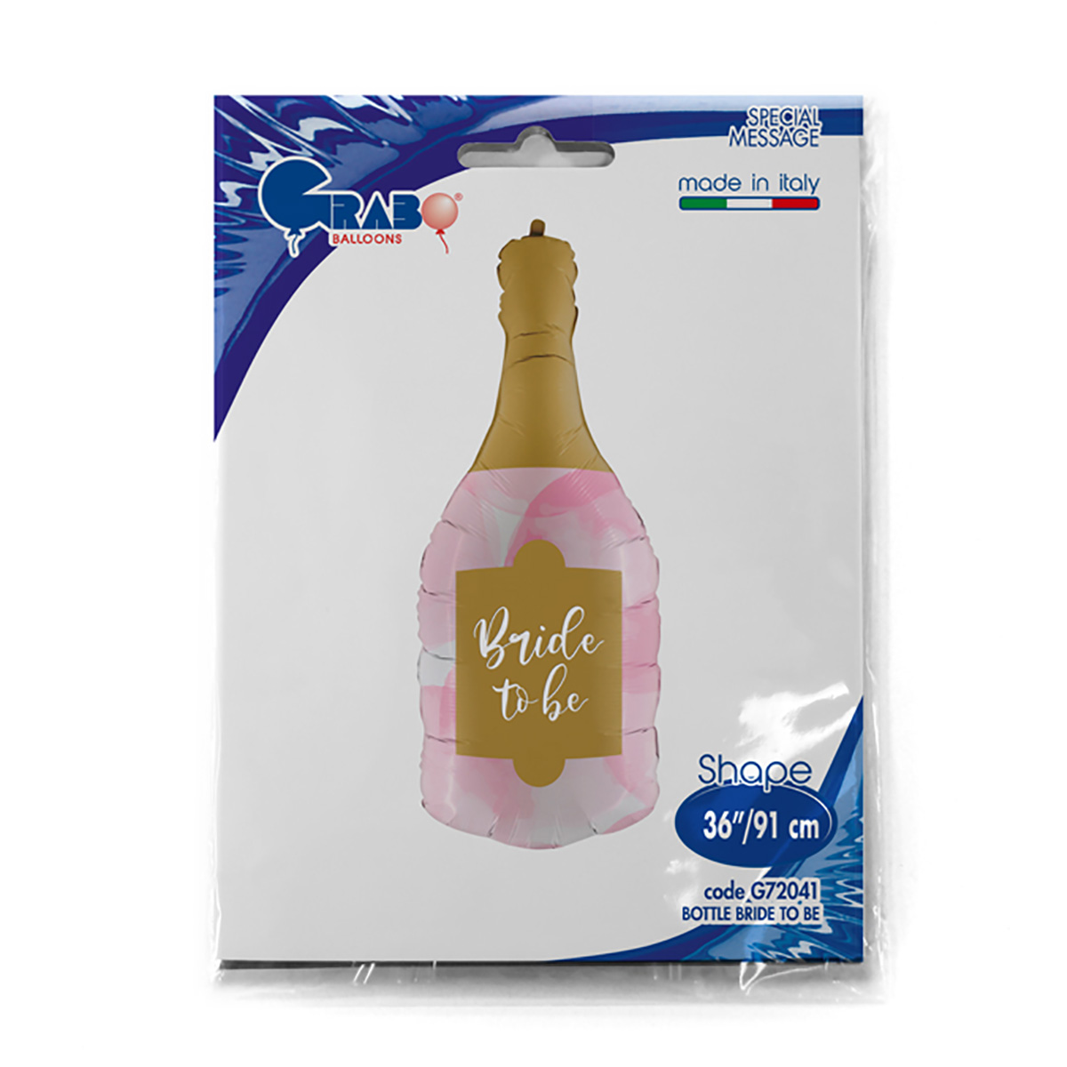 Г ФИГУРА Бутылка шампанского BRIDE TO BE