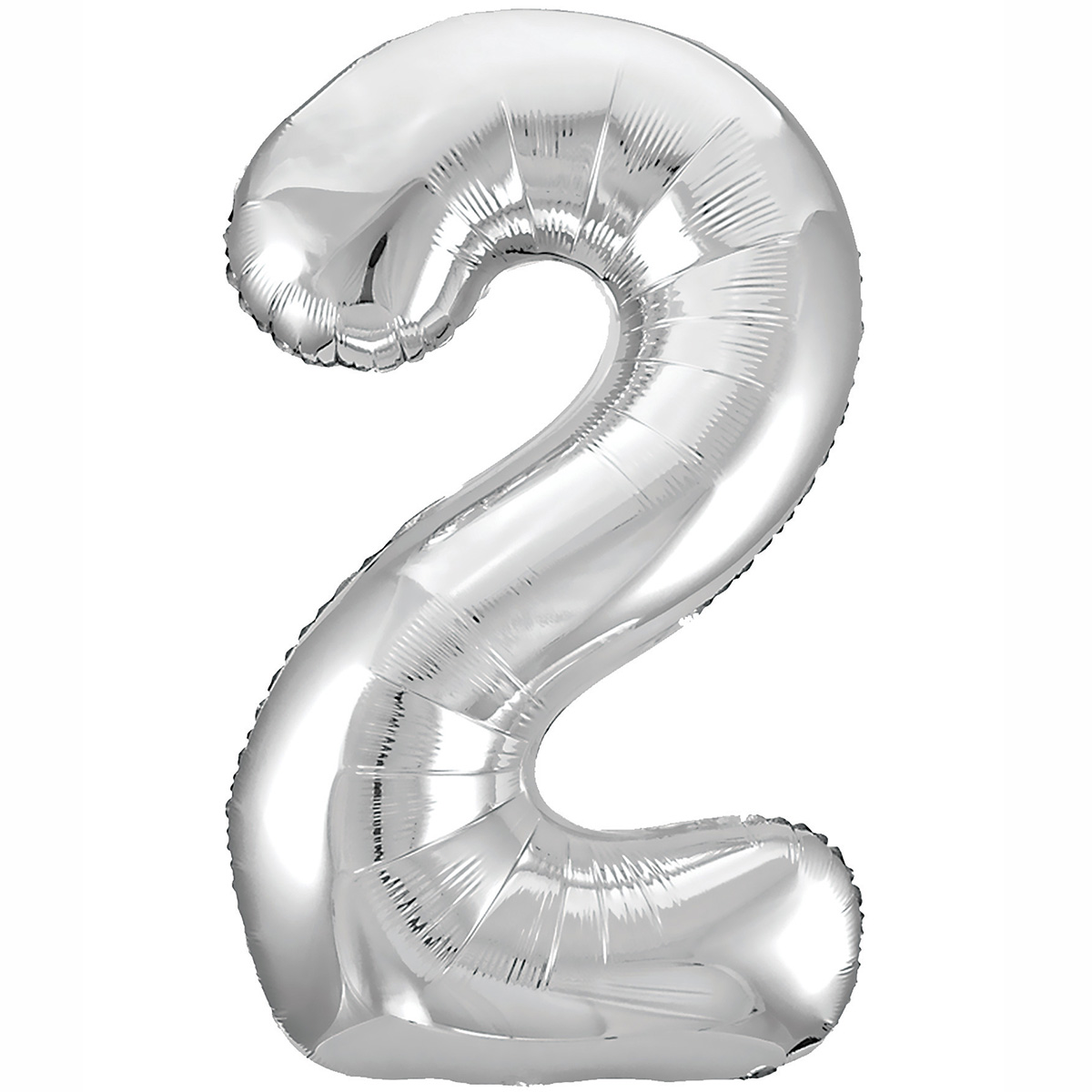 Р ЦИФРА 2 40" Металлик Silver