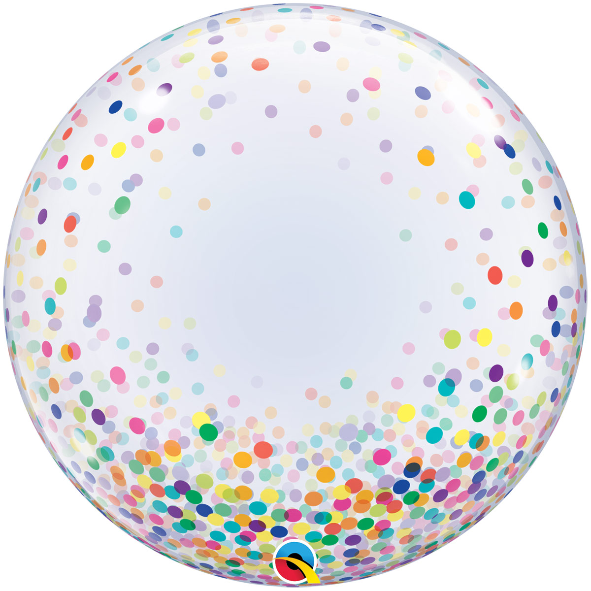 П BUBBLE DECO 24" Конфетти  разноцветное
