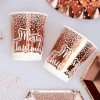 Стакан Снегопад RoseGold XMAS 220мл8шт/N
