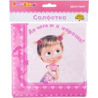 Салфетка Маша Сердца 33см 12шт/G