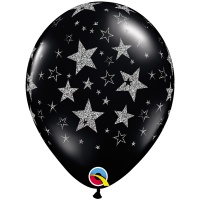 Шелк 11" Звезды Блеск Onyx Black/Q