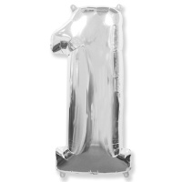 Ф ЦИФРА 1 40" Silver без УП
