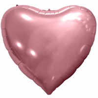 К Б/РИС СЕРДЦЕ 68" Металлик Rose Gold