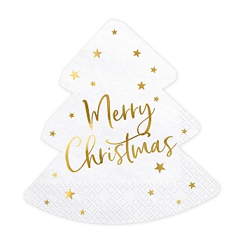 Салфетка Елка MERRY CHRISTMAS 33см20ш/PD