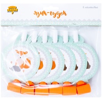 Язык-гудок с карт Лесные Друзья 6шт/G
