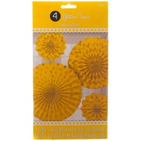 Фант Yellow S горошек-шеврон блеск 4шт/A