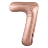 Р ЦИФРА 7 40" Металлик Rose Gold