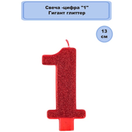 Свеча -цифра 