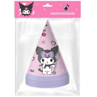 Набор колпачков Kuromi 6шт