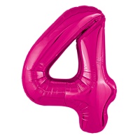 Р ЦИФРА 4 40" Металлик Fuchsia