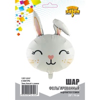 К ФИГУРА Заяц белый с ушком