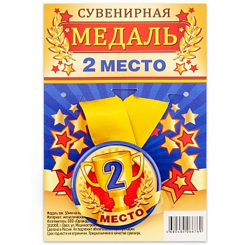 Медаль 2 МЕСТО