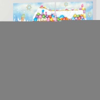 Декорация Печеньки Рождество 165Х85см/А