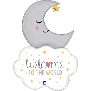 Б ФИГУРА WELCOME TO WORLD Месяц спящий