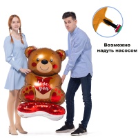 К ФИГУРА AIR Мишка с сердцем ILY