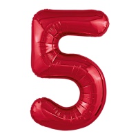 Р ЦИФРА 5 40" Металлик Red