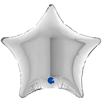 Г Б/РИС ЗВЕЗДА 4" Металлик Silver