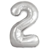 Ф ЦИФРА 2 40" SLIM Silver