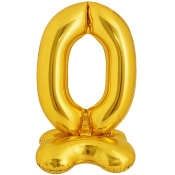 К ЦИФРА 0 50" Gold на подставке