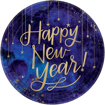 Тарелка Карнавальная Ночь HNY 26см 8шт/А