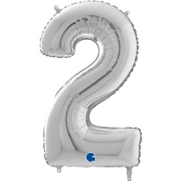 Г ЦИФРА 2  26" Silver