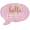 Б ФИГУРА HELLO BABY Спич бабл розовая