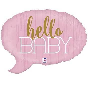 Б ФИГУРА HELLO BABY Спич бабл розовая