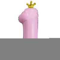 Р ЦИФРА 1 32" С короной Flamingo