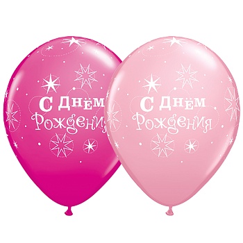Шелк 11" С ДР Искры Pink WildBerry/Q