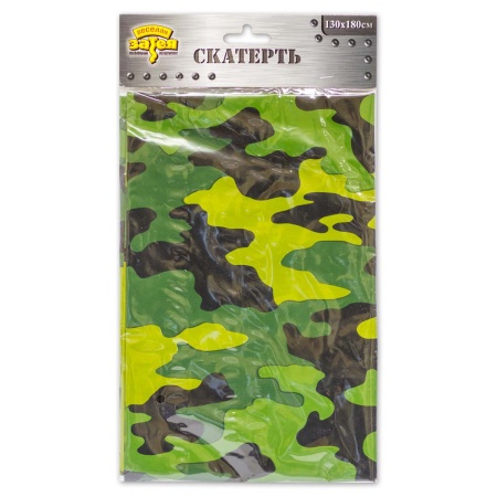 Скатерть п/э Камуфляж 130х180см/G