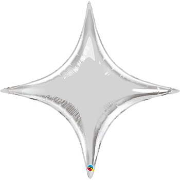 П Б/РИС 40" ЗВЕЗДА 4х-конечная Silver