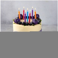 Свечи д/торта Звезды 8см 12шт/V