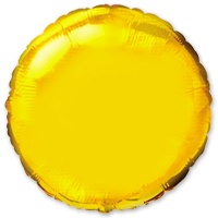 Ф Б/РИС 9" КРУГ Металлик Gold(FM)