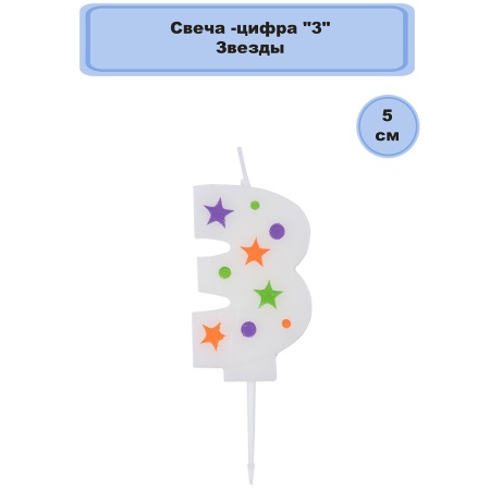 Свеча -цифра 