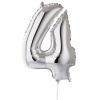 Ф ЦИФРА 4 16" Silver