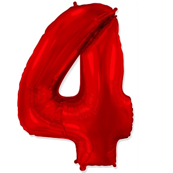 Ф ЦИФРА 4 40" Red