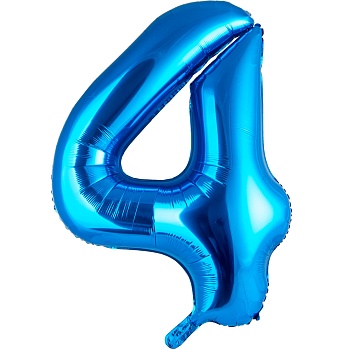 К ЦИФРА 4  40" Blue