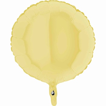 Г Б/РИС КРУГ 18" Пастель Matte Yellow