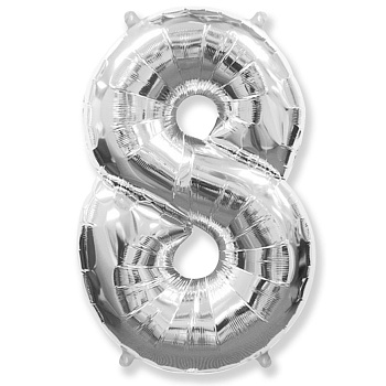 Ф ЦИФРА 8 40" Silver без УП