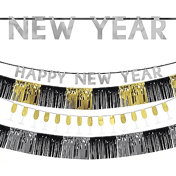 Декор комплект HNY гирлянды 4шт/А