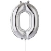 Ф ЦИФРА 0 16" Silver